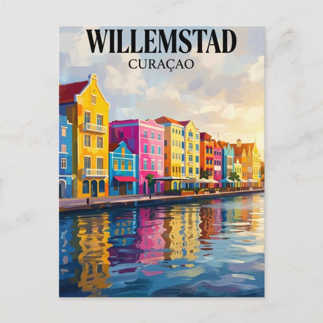 Handelskade Curaçao Postcard (Front)