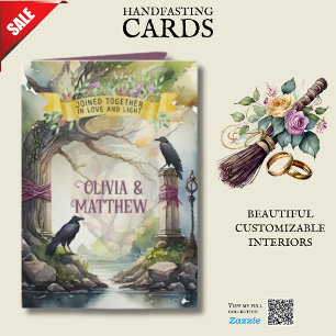 HANDFASTING CARDS PERSONALIZED TREE OF LIFE 🌿