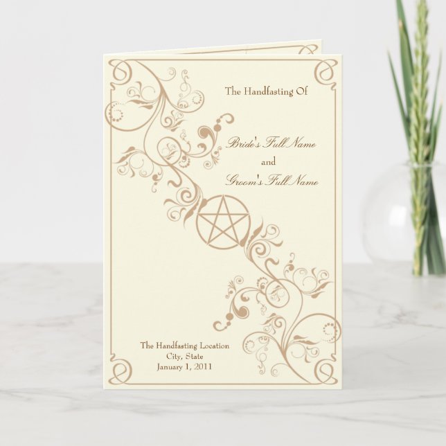 Handfasting Program (Front)