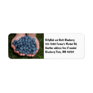 Handful of Fresh Blueberries