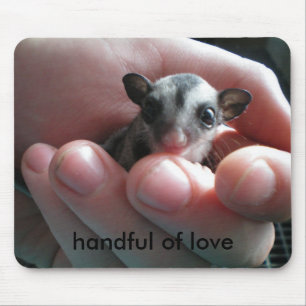 handful of love mouse pad