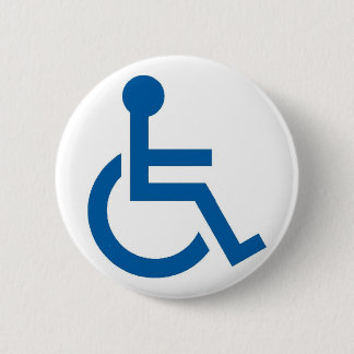 Handicap1 2 Inch Round Button