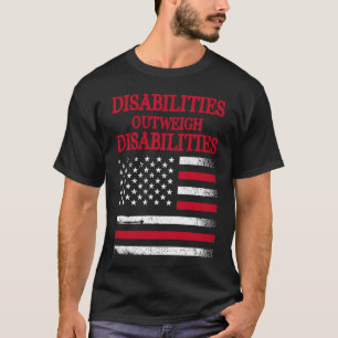 Handicap Humour Disabled Survivor Warrior  1 T-Shirt