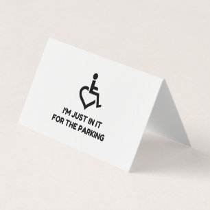 Handicap Parking Business Card
