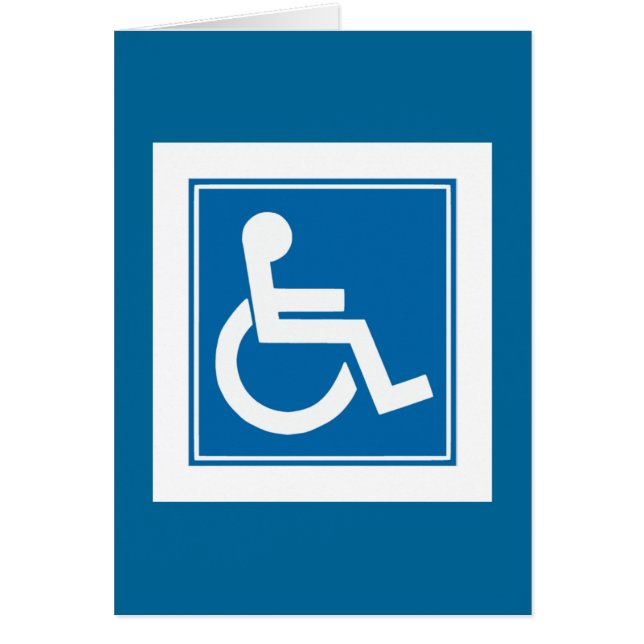 Handicap Sign (Front)