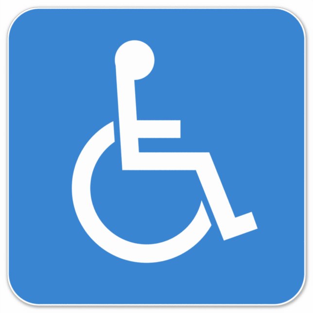 Handicap Sign (Front)