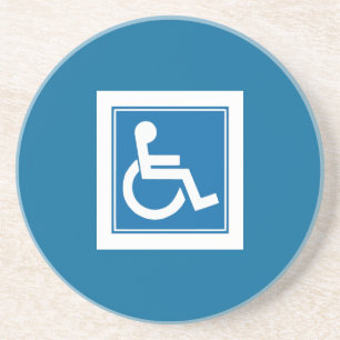 Handicap Sign Coaster