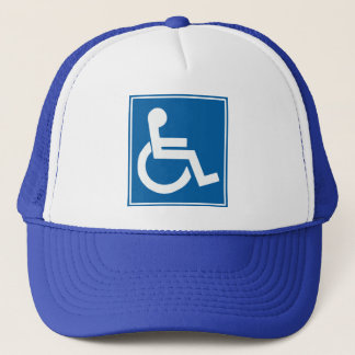 Handicap Sign Trucker Hat