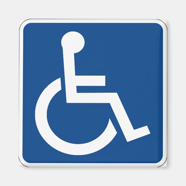 Handicapped Accessible Magnet (Front)
