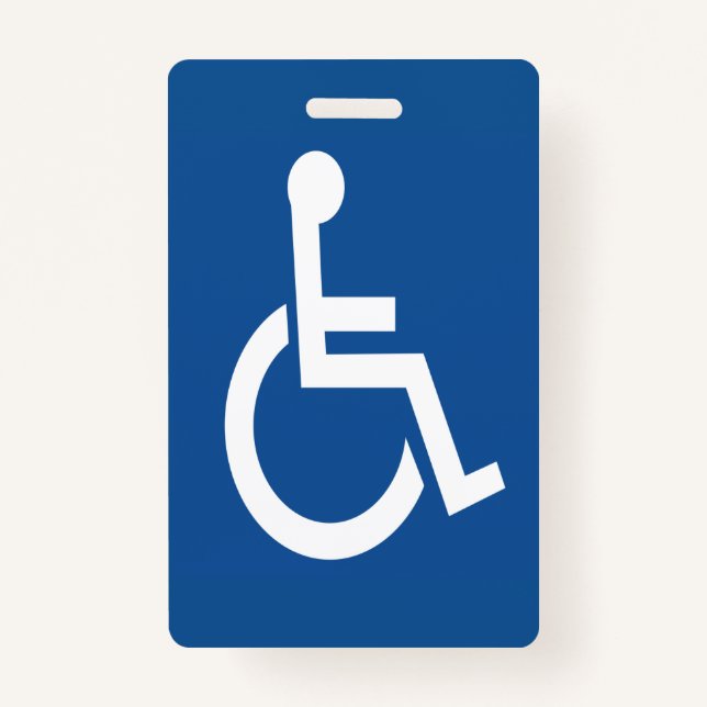 Handicapped Badge (Front)