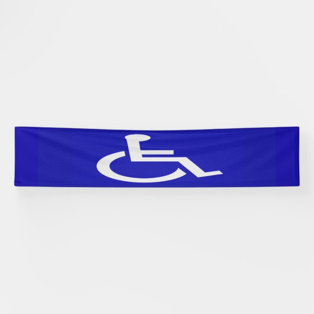 Handicapped Disabled Banner (Horizontal)