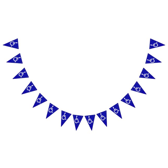 Handicapped Disabled Bunting Flags (All)
