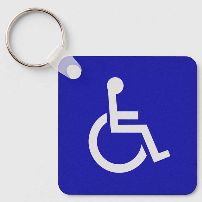 Handicapped Disabled Keychain (Front)