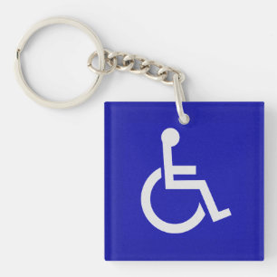 Handicapped Disabled Keychain