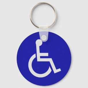 Handicapped Disabled Keychain