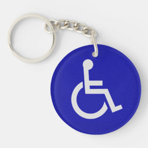 Handicapped Disabled Keychain