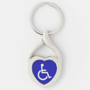 Handicapped Disabled Keychain