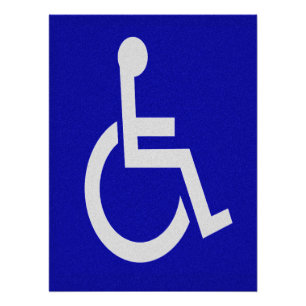 Handicapped Disabled Poster