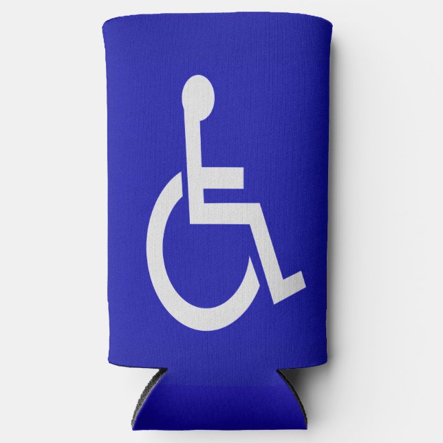 Handicapped Disabled Seltzer Can Cooler (Front)