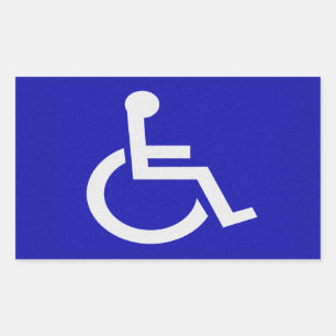 Handicapped Disabled Sticker