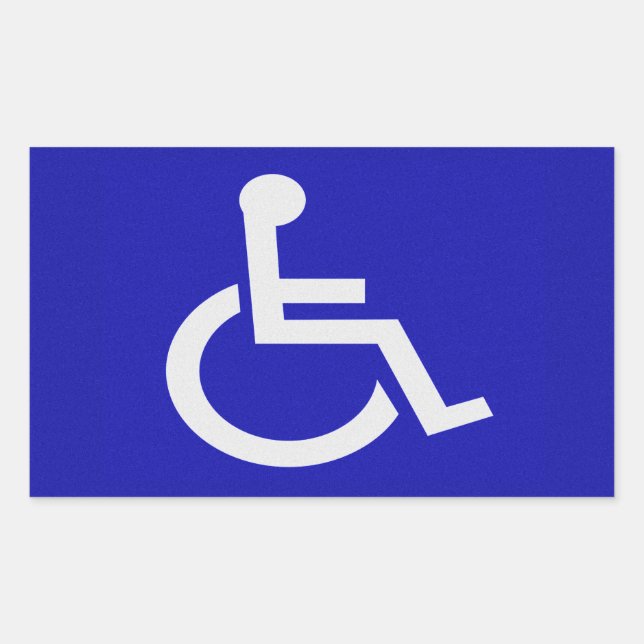 Handicapped Disabled Sticker (Front)