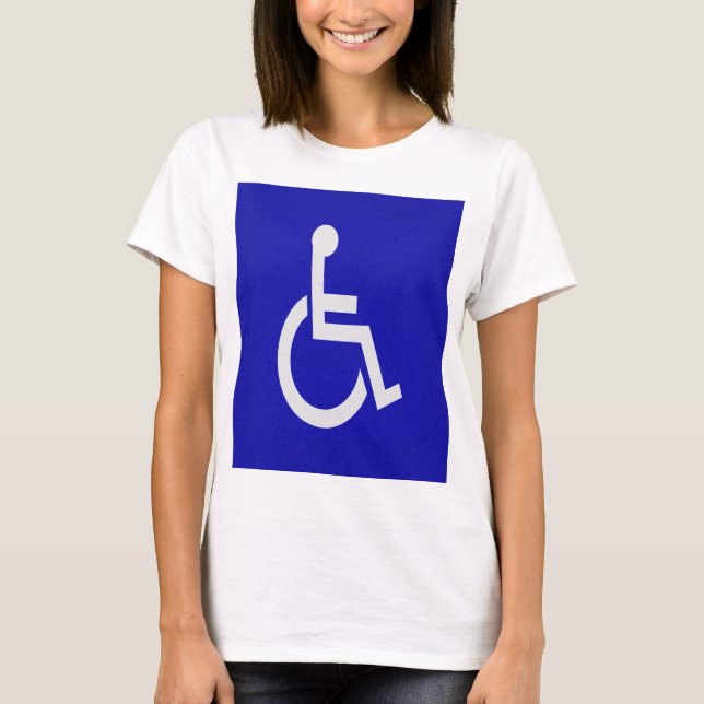 Handicapped Disabled T-Shirt (Front)