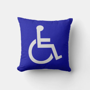 Handicapped Disabled Throw Pillow