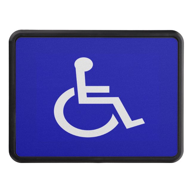 Handicapped Disabled Trailer Hitch Cover (Front)