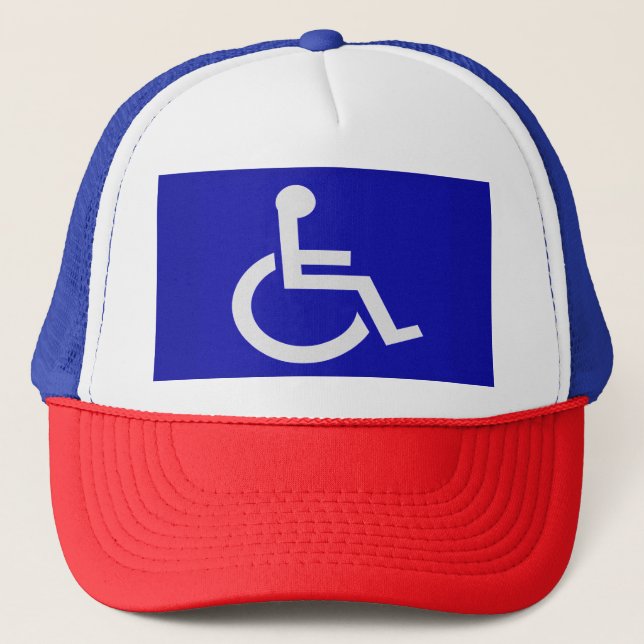 Handicapped Disabled Trucker Hat (Front)