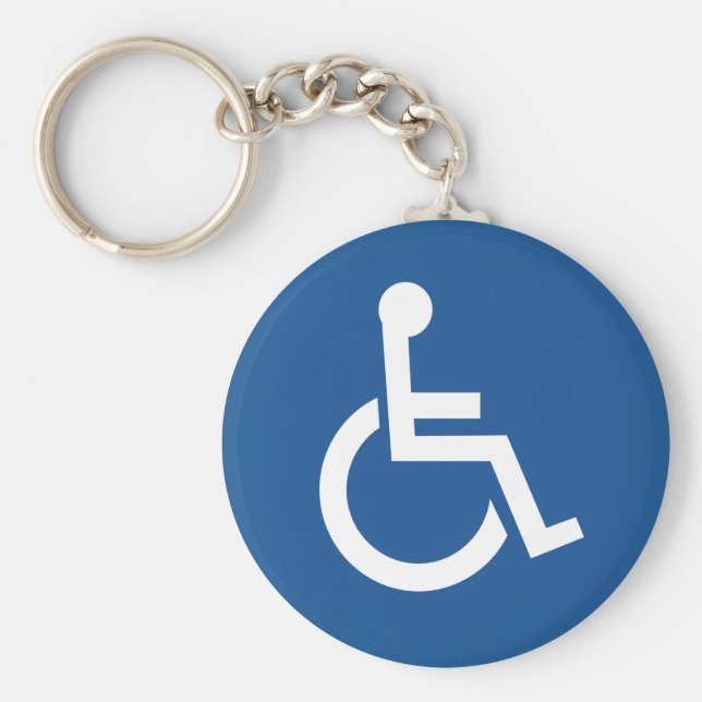 Handicapped Keychain (Front)