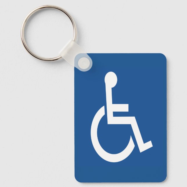 Handicapped Keychain (Front)