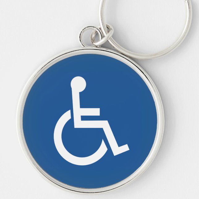 Handicapped Keychain (Front)