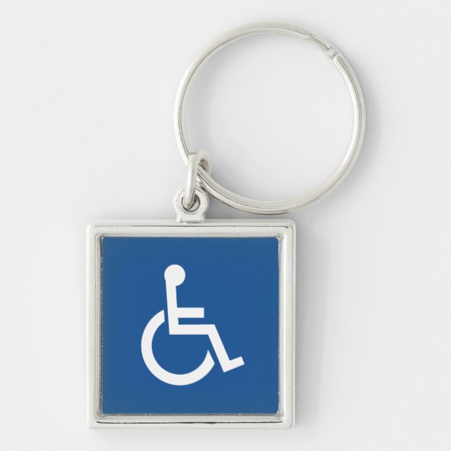Handicapped Keychain (Front)