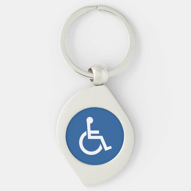 Handicapped Keychain (Front)