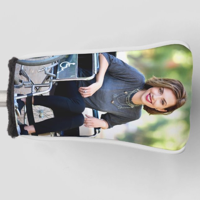 Handicapped Photo Customize Personalize Golf Head Cover (Front)