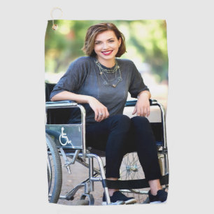 Handicapped Photo Customize Personalize Golf Towel