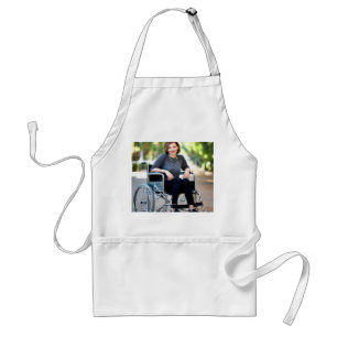 Handicapped Photo Customize Personalize Standard Apron