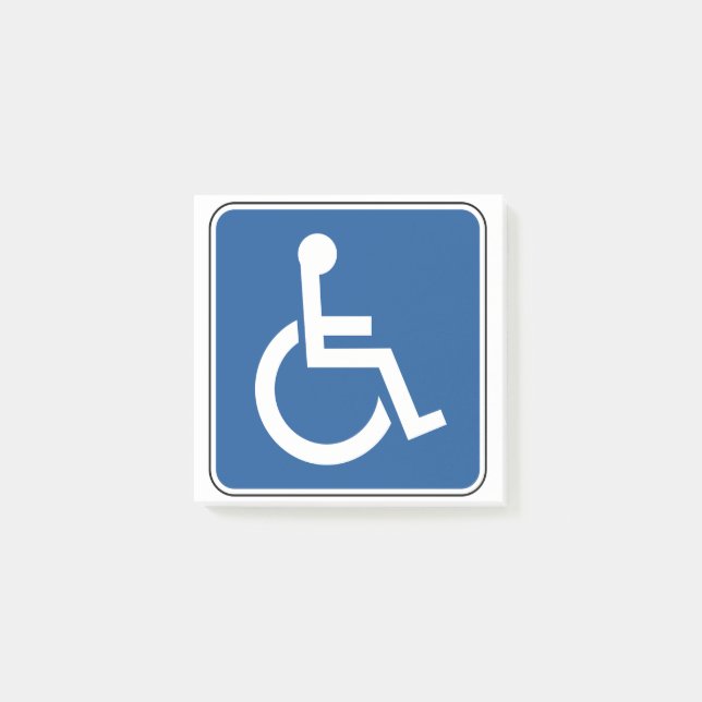 Handicapped Post-it Notes (Front)