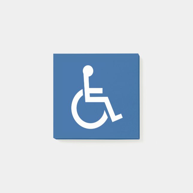 Handicapped Post-it Notes (Front)