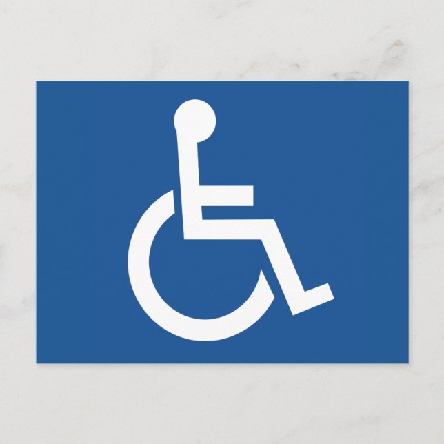 Handicapped Postcard (Front)