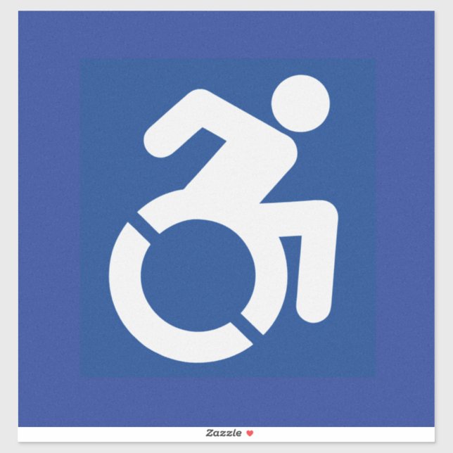 Handicapped Sign Modern (Sheet)