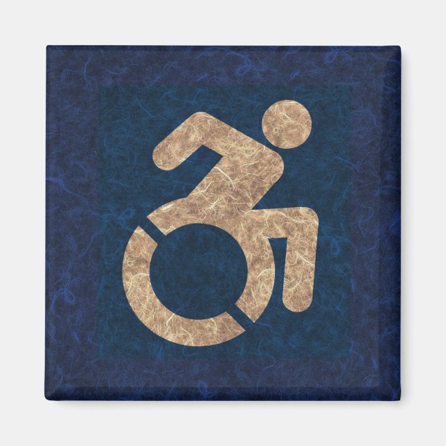 Handicapped Textured Magnet (Front)
