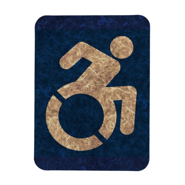 Handicapped Textured Magnet (Vertical)