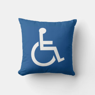 Handicapped Throw Pillow