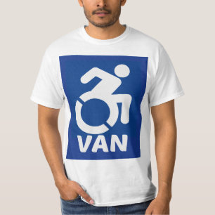 Handicapped Van Modern T-Shirt