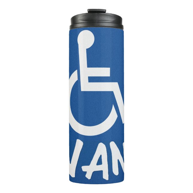 Handicapped Van Thermal Tumbler (Front)