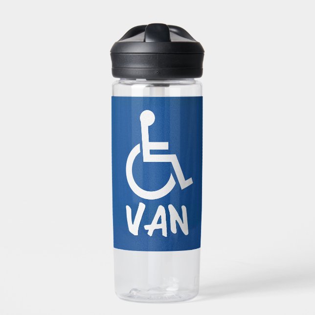 Handicapped Van Water Bottle (Front)