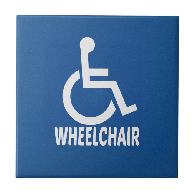 Handicapped Wheelchair Tile (Front)