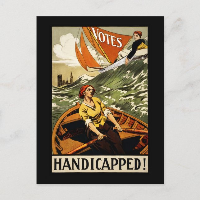 Handicapped Without the Vote Postcard (Front)