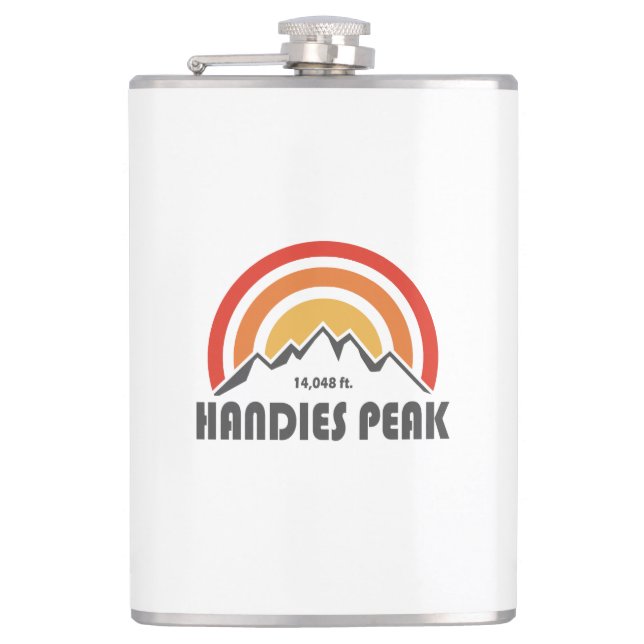 Handies Peak Hip Flask (Front)